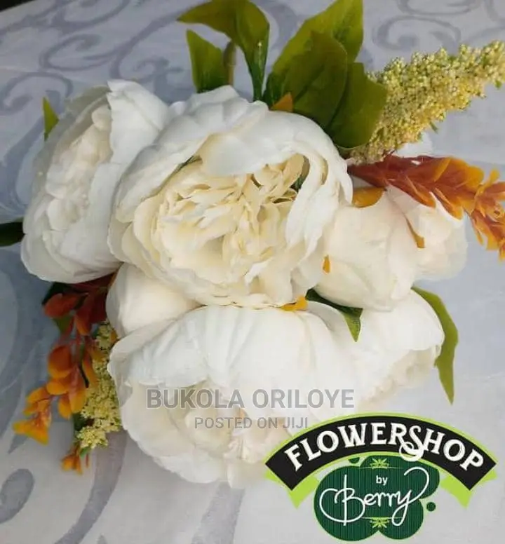 Blush Pink and White Peony Bunch
