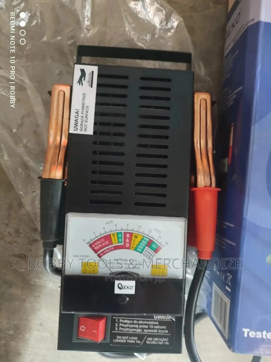 Analogue Battery Tester 6/12v