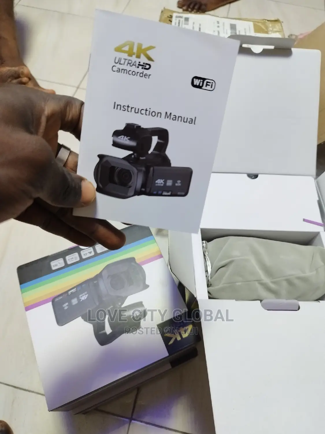 64MP Professional Digital Camera, Extra Battery 4K Camcorder