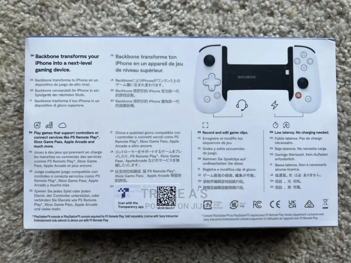 Playstation Backbone For iPhone Lightning Charging Port