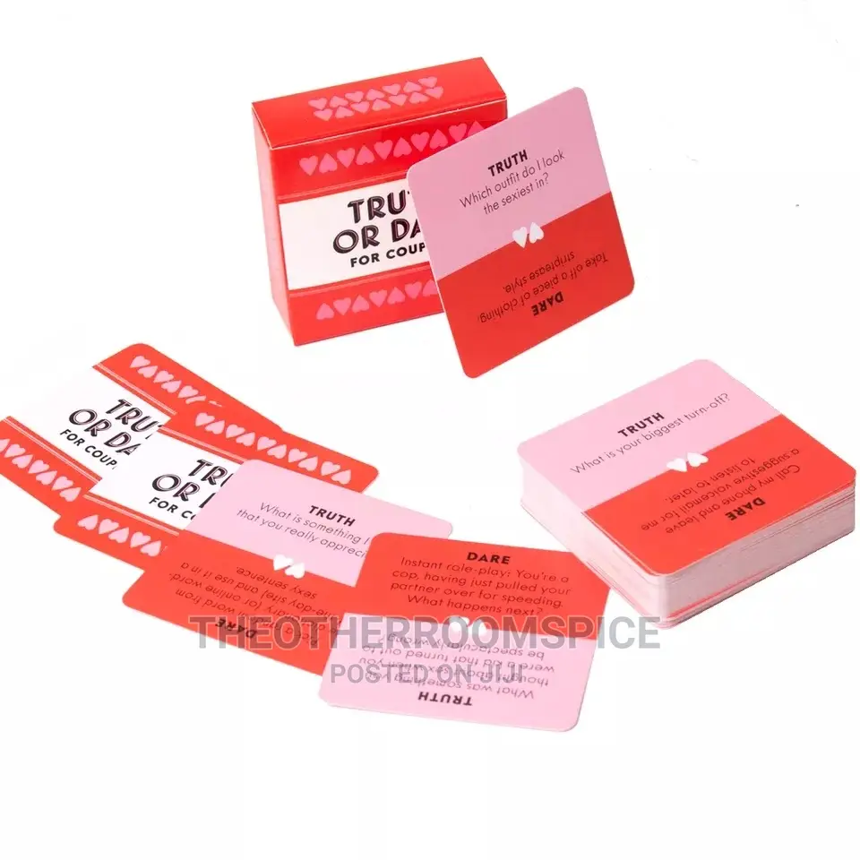 Mini Truth or Dare for Couples Card Games