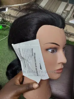 Human Hair Dummy Mannequin