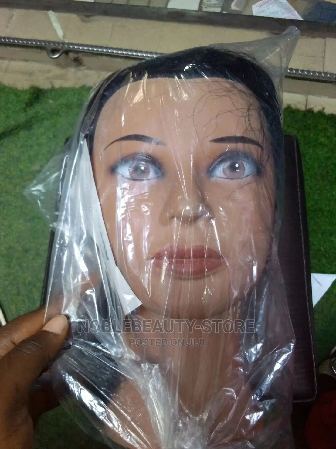 Human Hair Dummy Mannequin