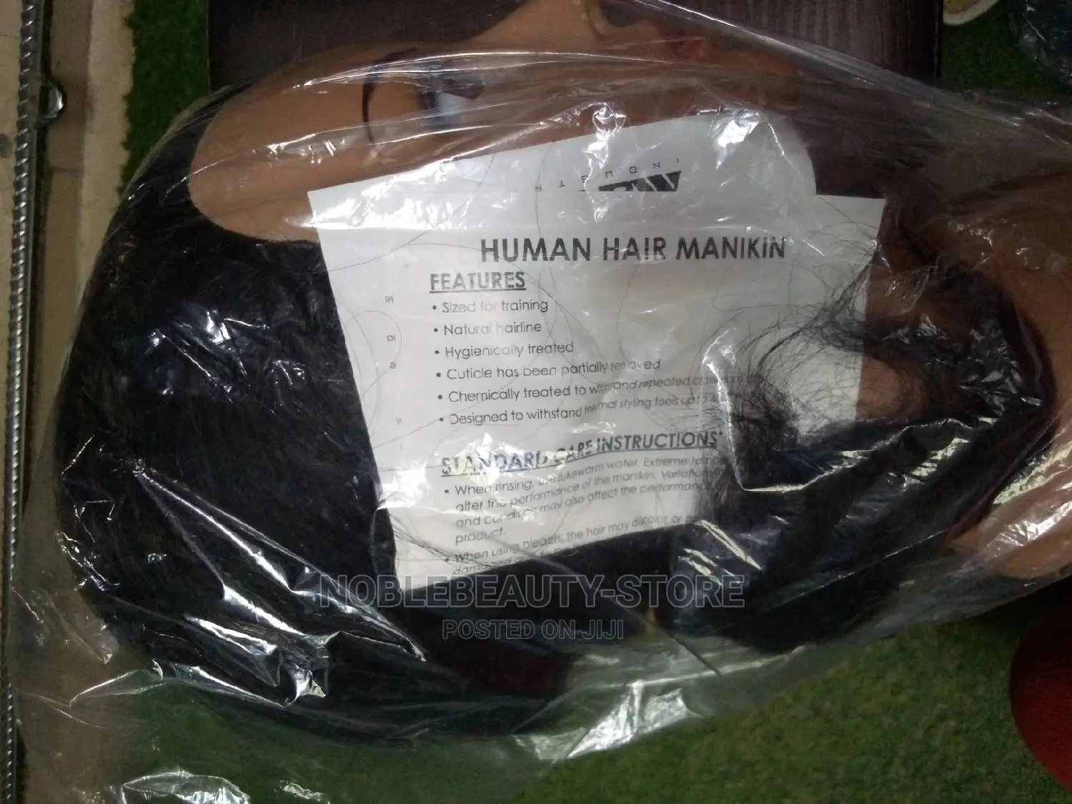 Human Hair Dummy Mannequin