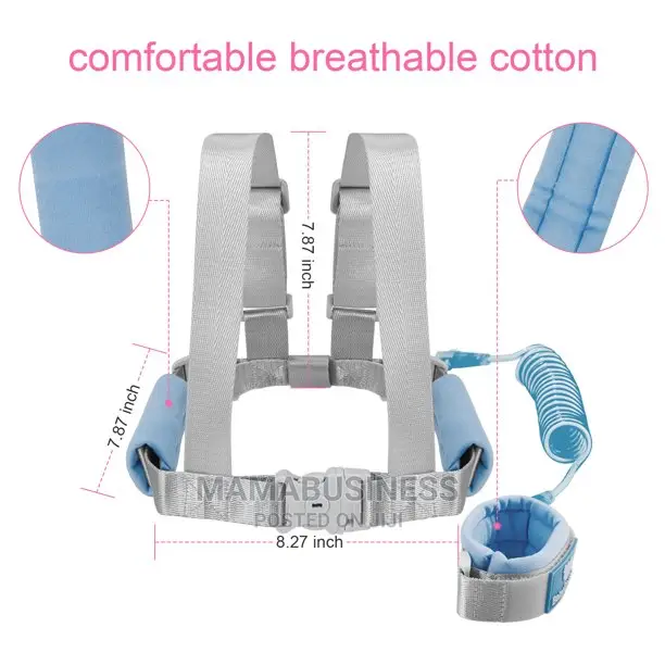 2 in 1 Toddler Leash, Baby Anti Lost Wrist Link -2m