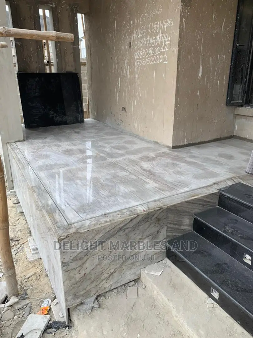 60 Cm by 60 Cm White Carrara Marble Tiles