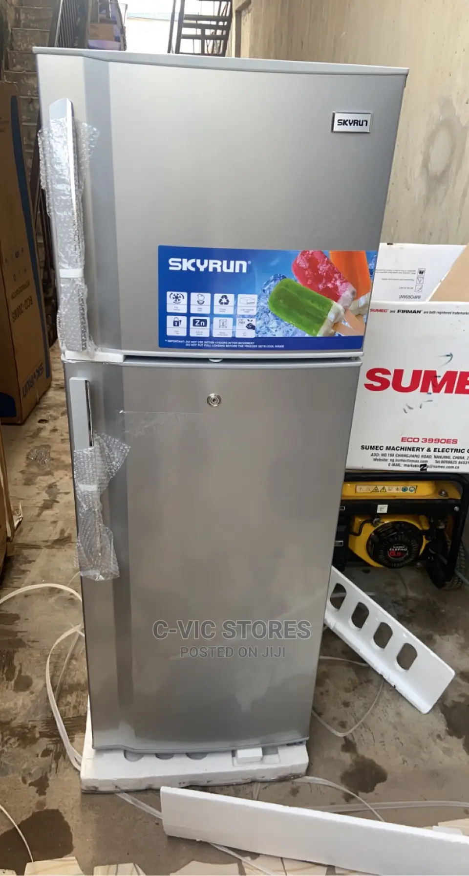 Skyrun 200 Litres Double Door Refrigerator | BCD-200