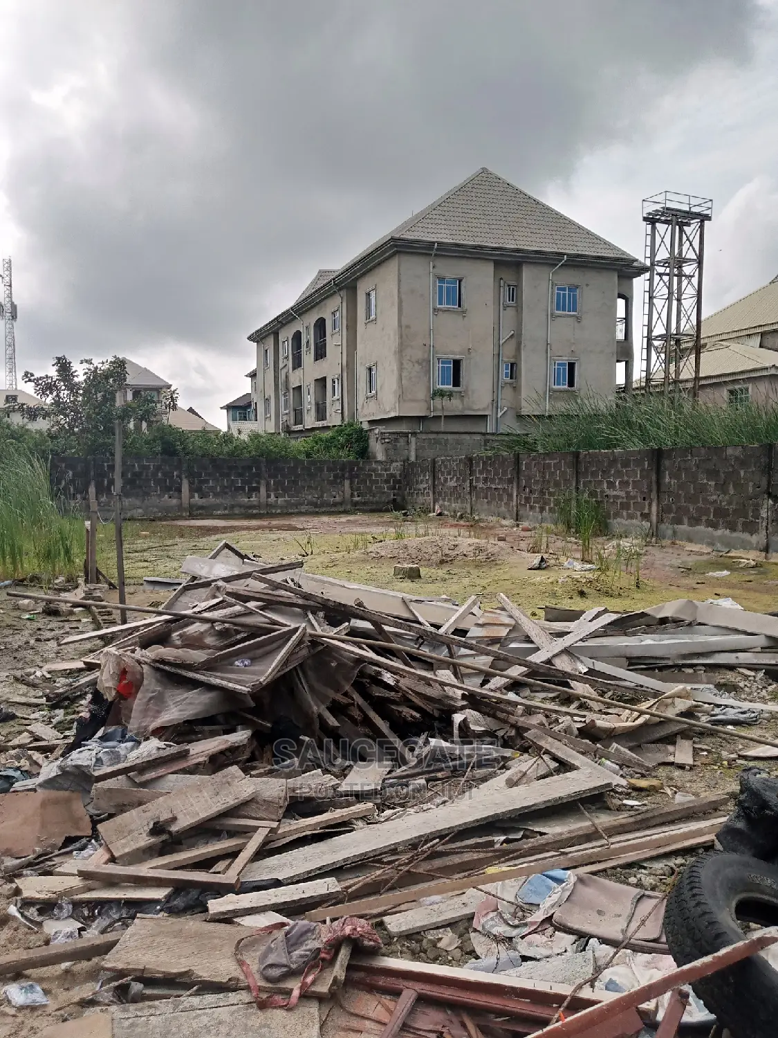 Half Plot for Sale at Ijegun Satellite Chemist Busstop Axis