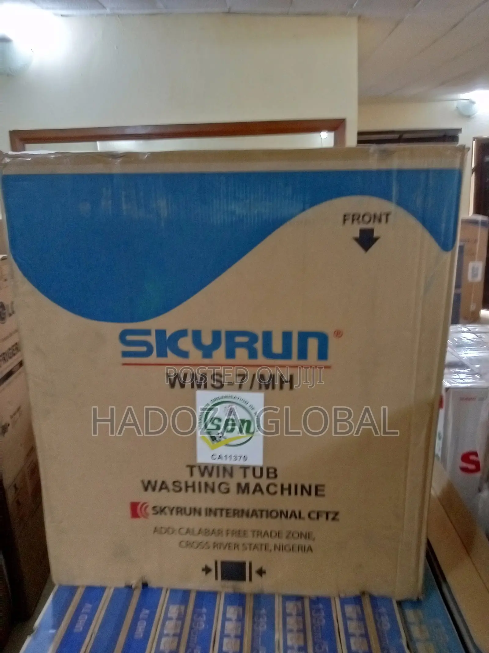 Skyrun 7kg Manual Washing Machine-Wash and Spin,Top Loader