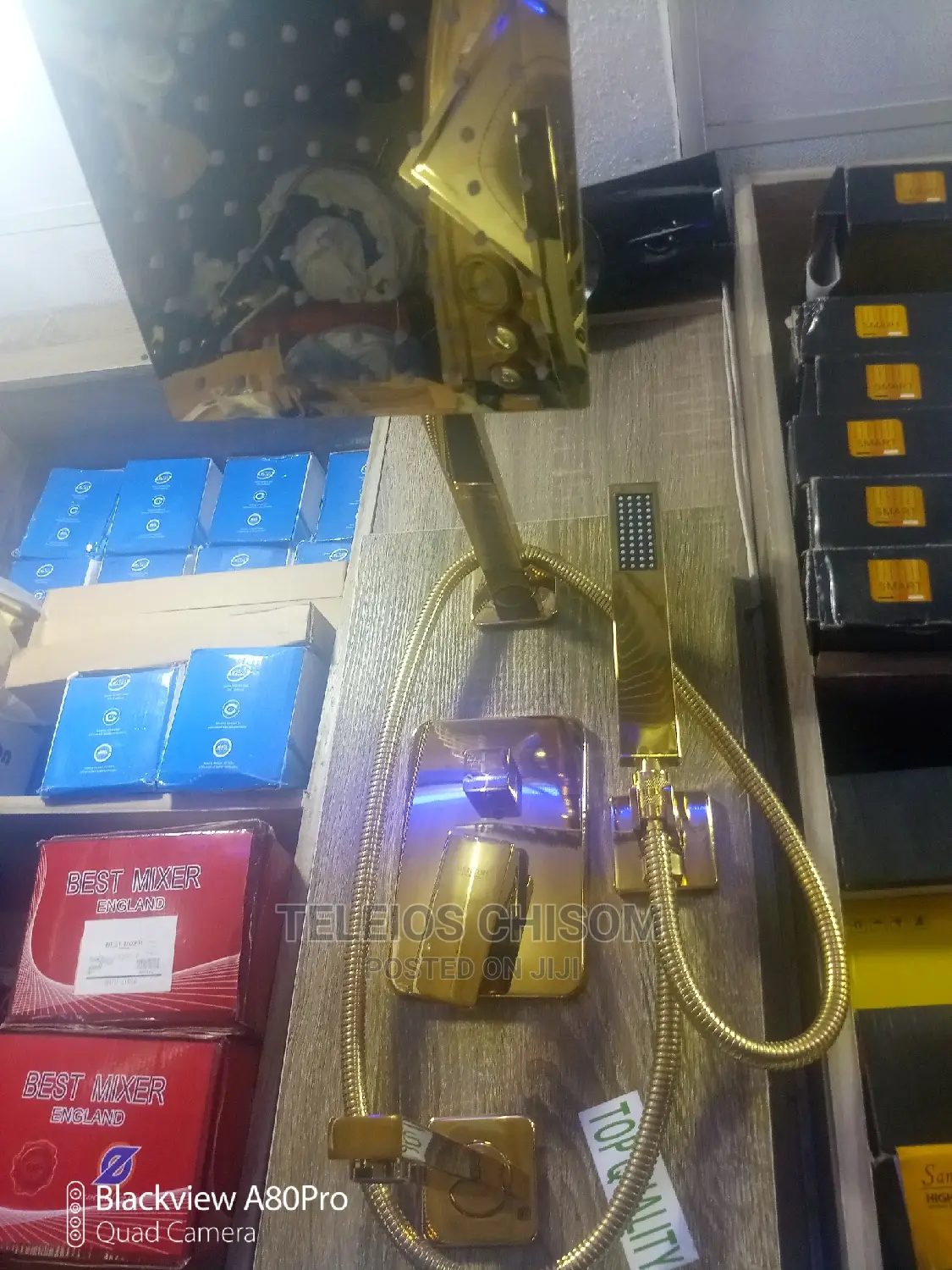 5 Ways Conduit Shower Gold