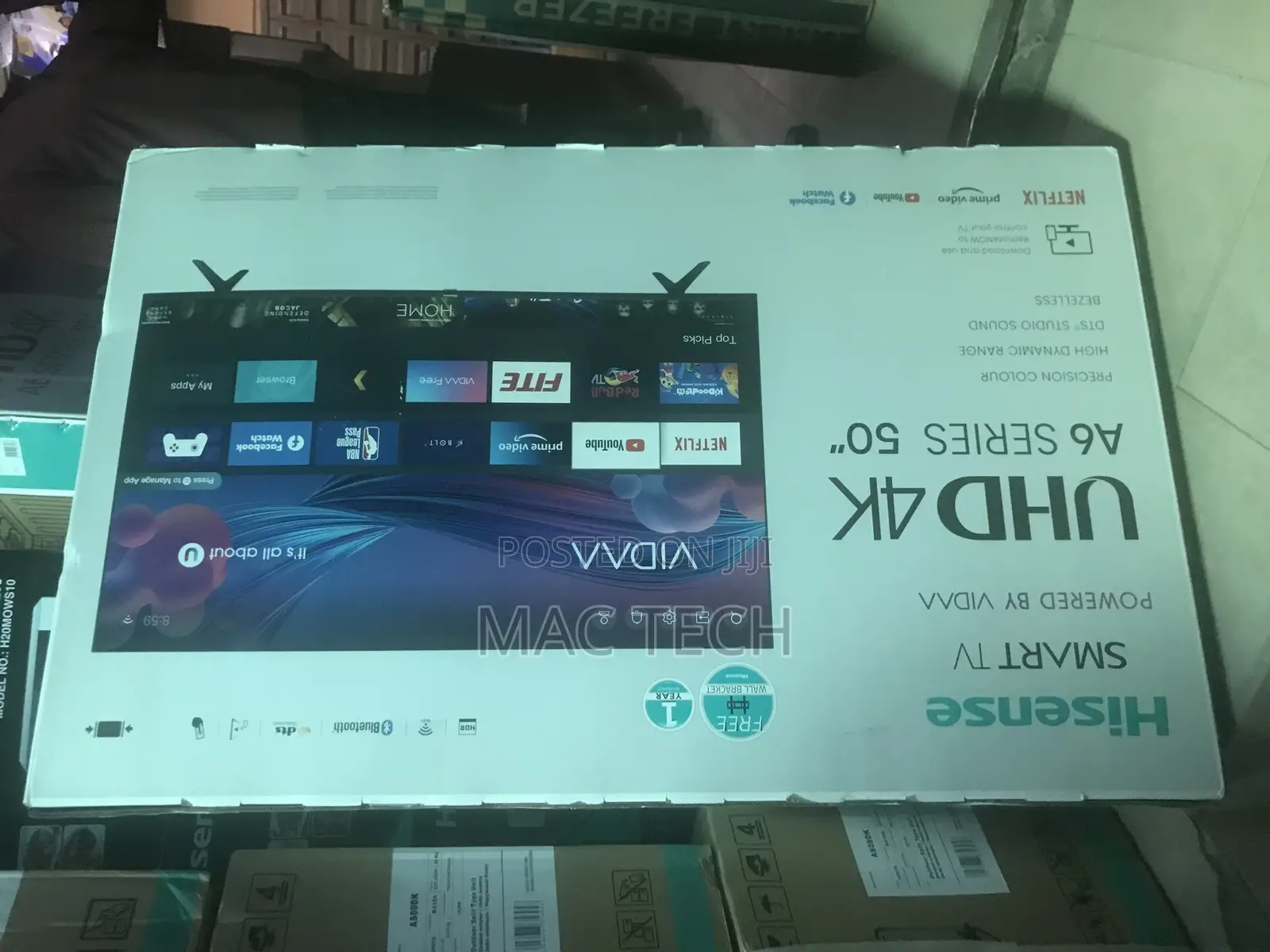 Hisense 50 Inches Smart Tv.