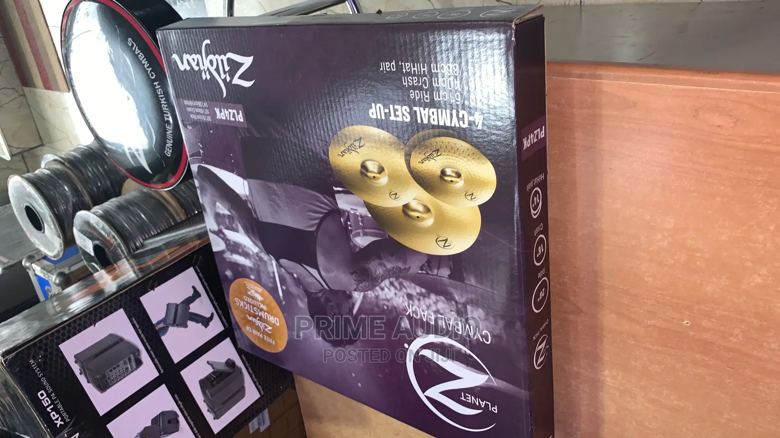 Original Zildjian PLZ4PK 4 Set Cymbals for Performance Stage