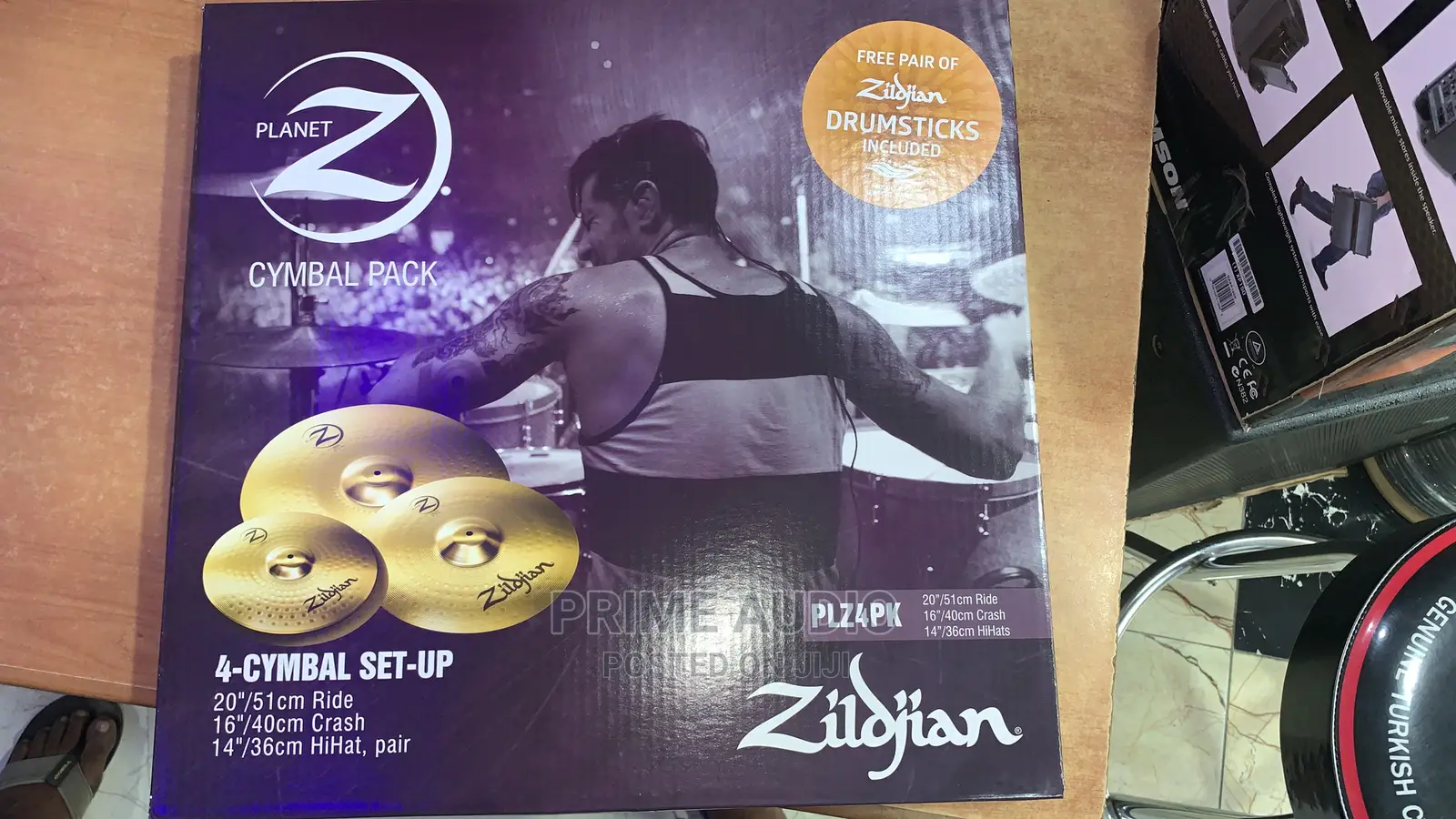 Original Zildjian PLZ4PK 4 Set Cymbals for Performance Stage