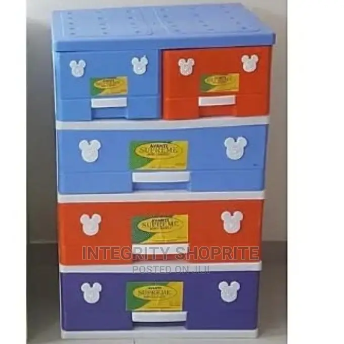 Avanti Colorful 4 Steps Plastic Supreme Baby Wardrobe