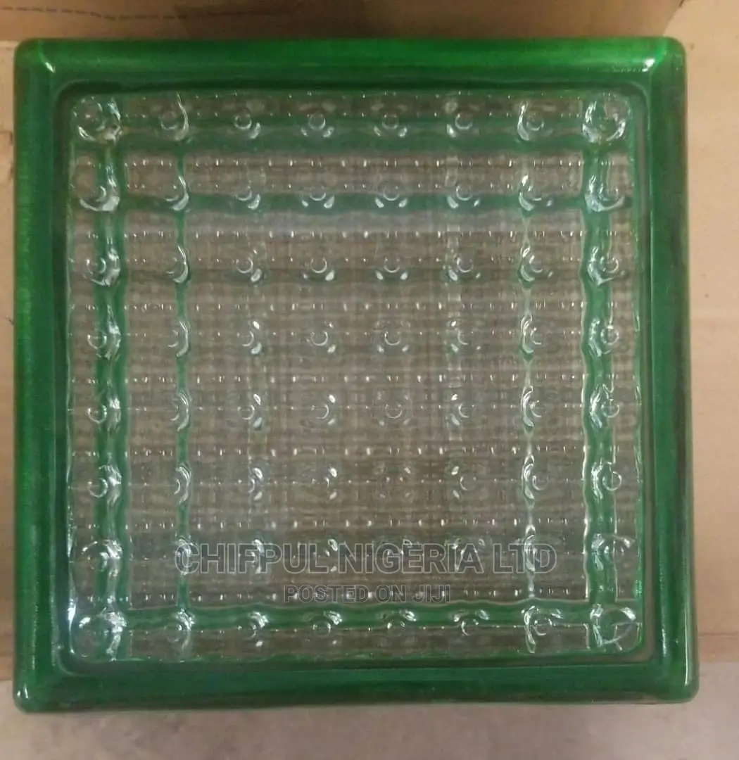 Crystal Green Glass Block