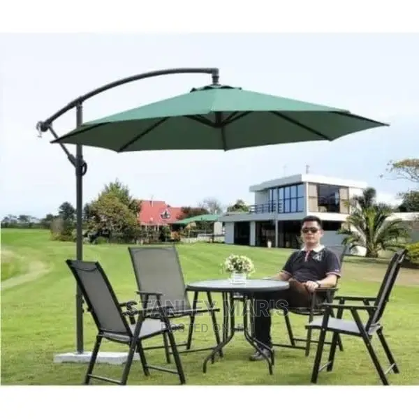 Outdoors Canopy Umbrella Parasol SET
