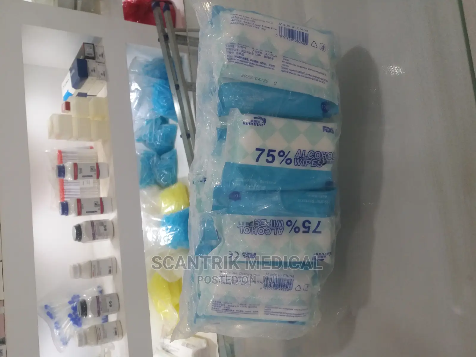 75% Alcohol Hand Sanitizer Wipes Antibacterial Disposable