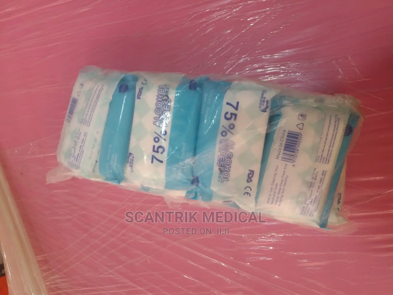 Portable Antibacterial Disinfectant Wipes