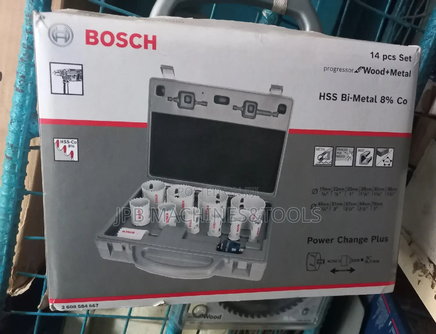 Stainless Steel/Wood Holesaw Set Bosch