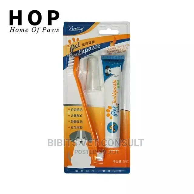 Pet Dog Cat Toothpaste Dental Care Set