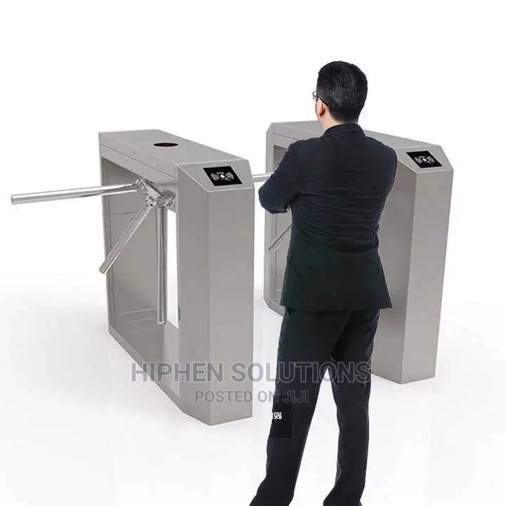304 Stainless Steel Waist Height Swing Tripod Turnstile
