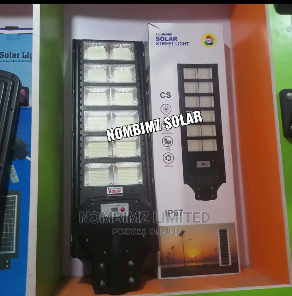 800w 12 Eyes Nombimz All in One Solar Street Light
