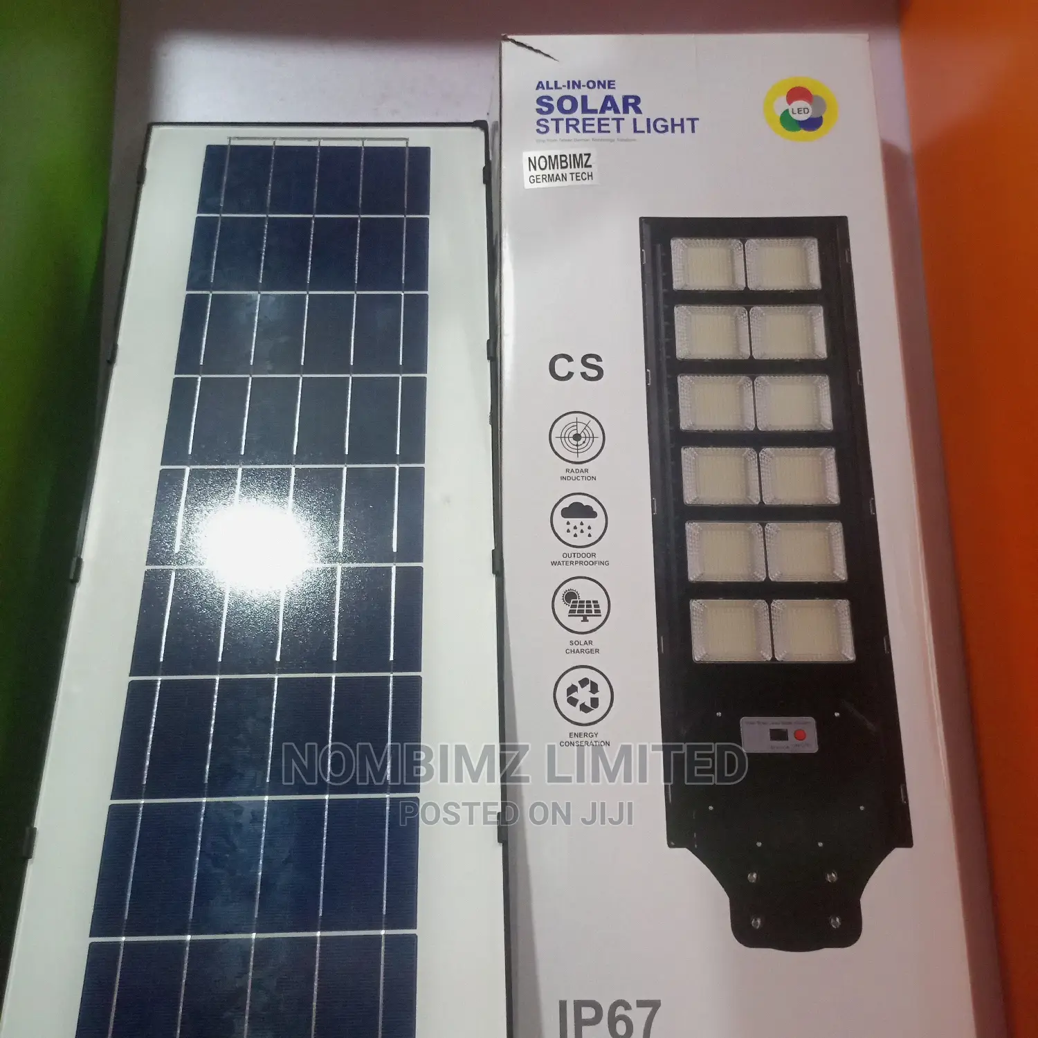 800w 12 Eyes Nombimz All in One Solar Street Light