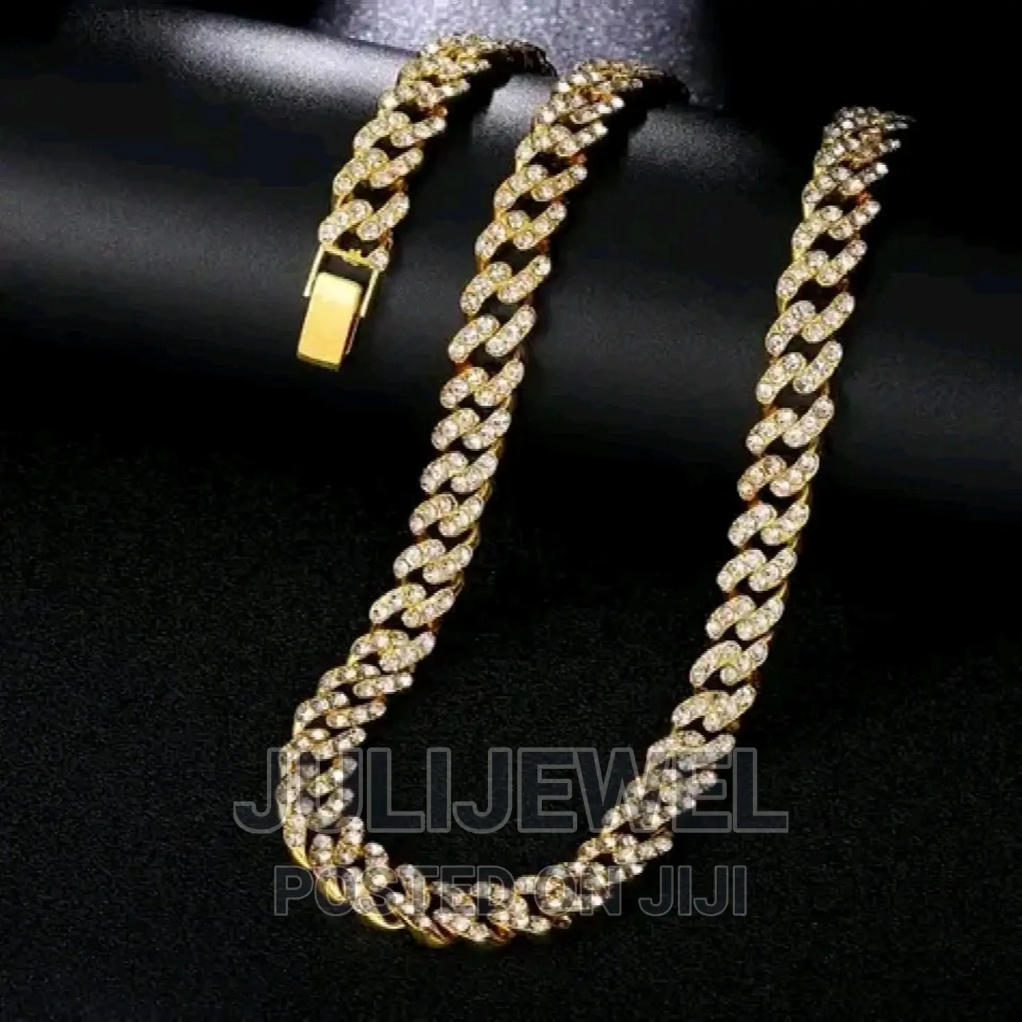 Men Set of Cuban Necklace and Chain