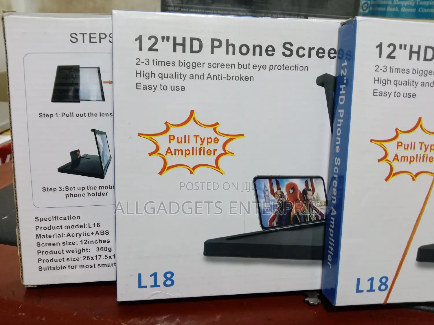 3D Phone Screen Magnifier 12 Inches