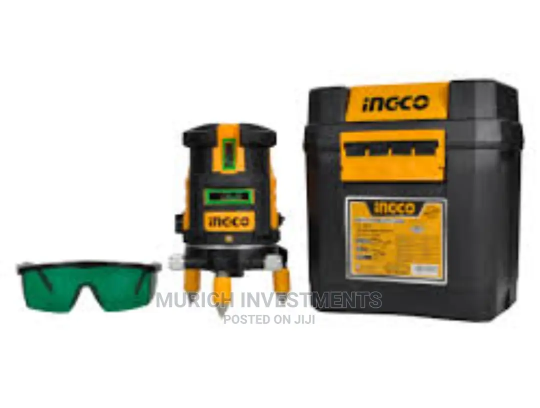 Ingco Self-Leveling Line Laser Green Laser Beams 0-30m