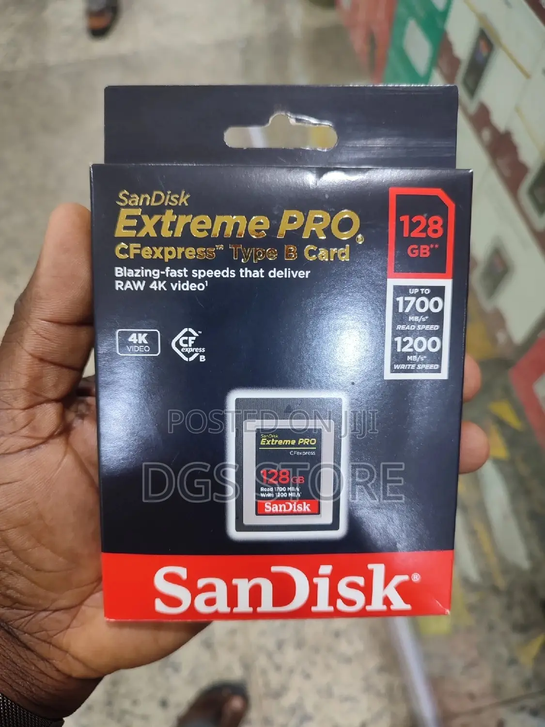 Sandisk Extreme Pro Cfexpress Type B Card 128gb