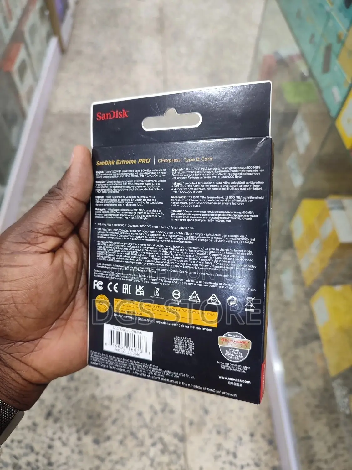 Sandisk 64GB Extreme Pro Cfexpress Type B Memory Card