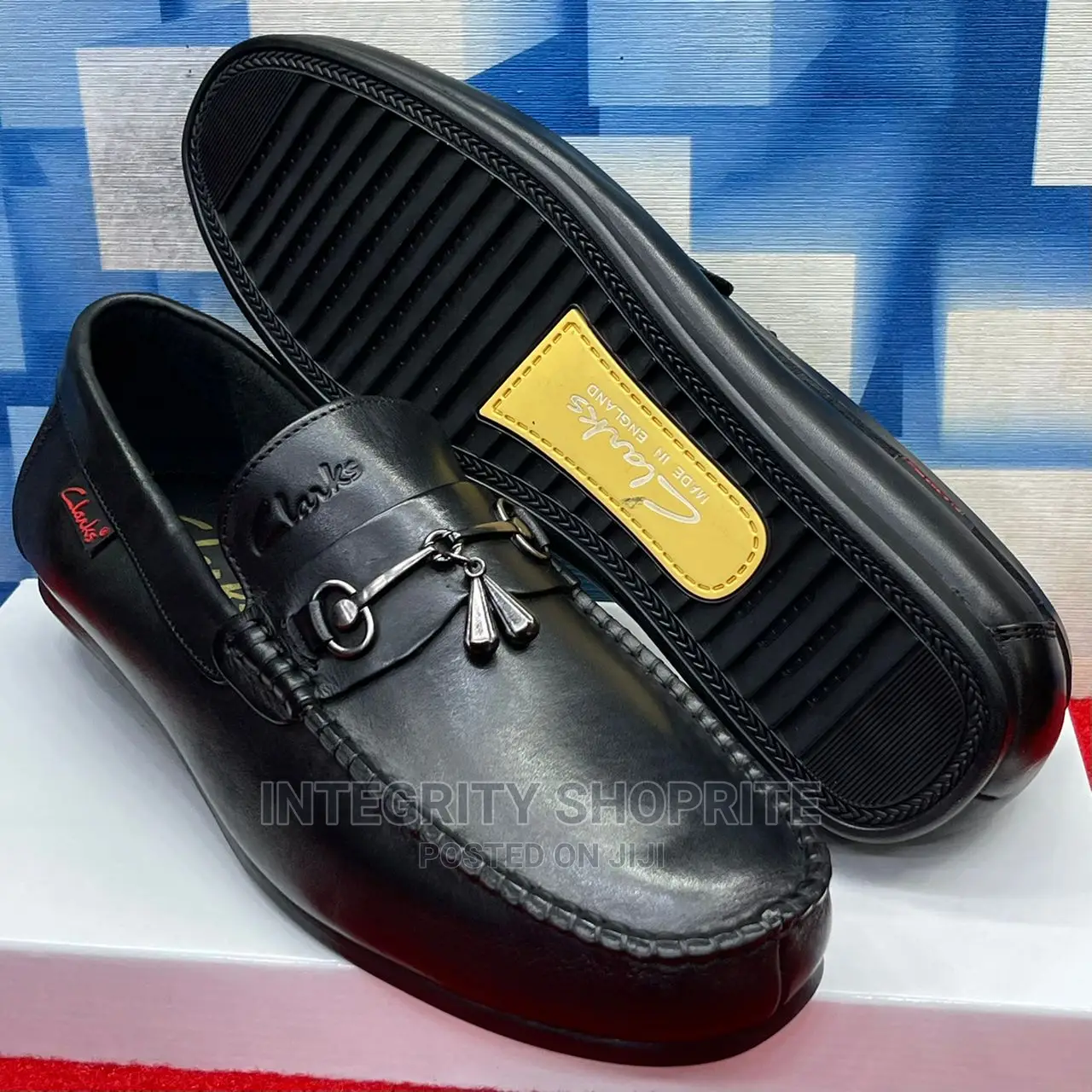 Clarks Black Loafers Shoes