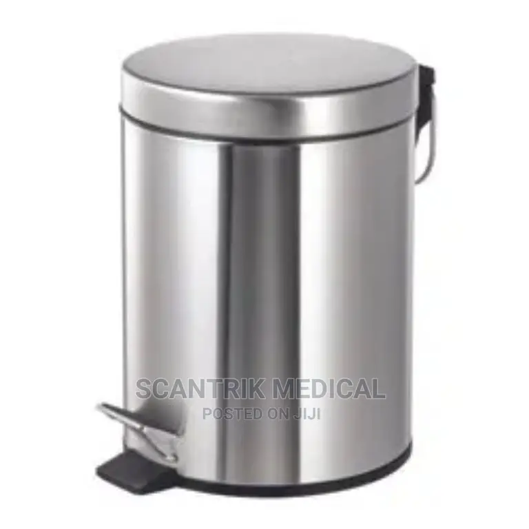 Stainless Steel Pedal Bin - 12L Use for Office