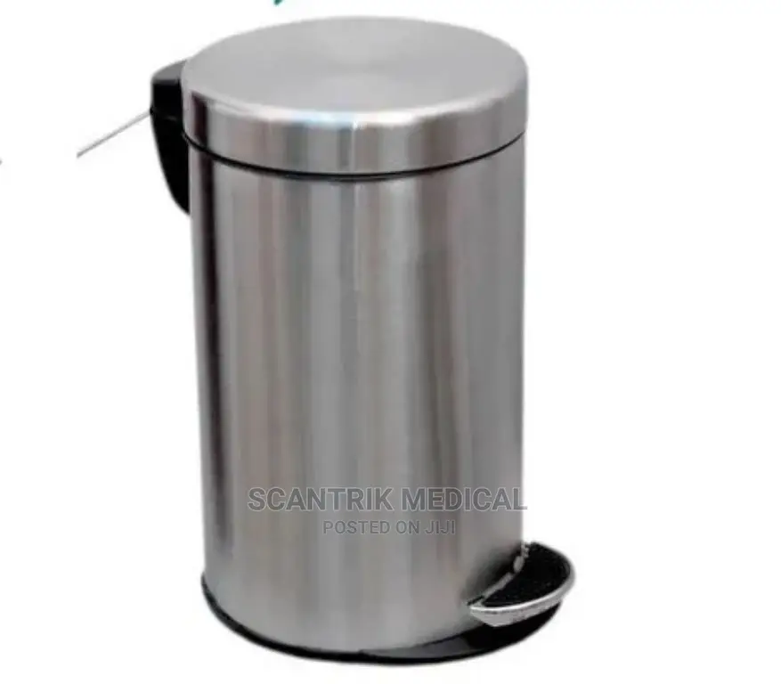 High Quality Stainless Pedal Car Dustbin,Waste Bin, Office