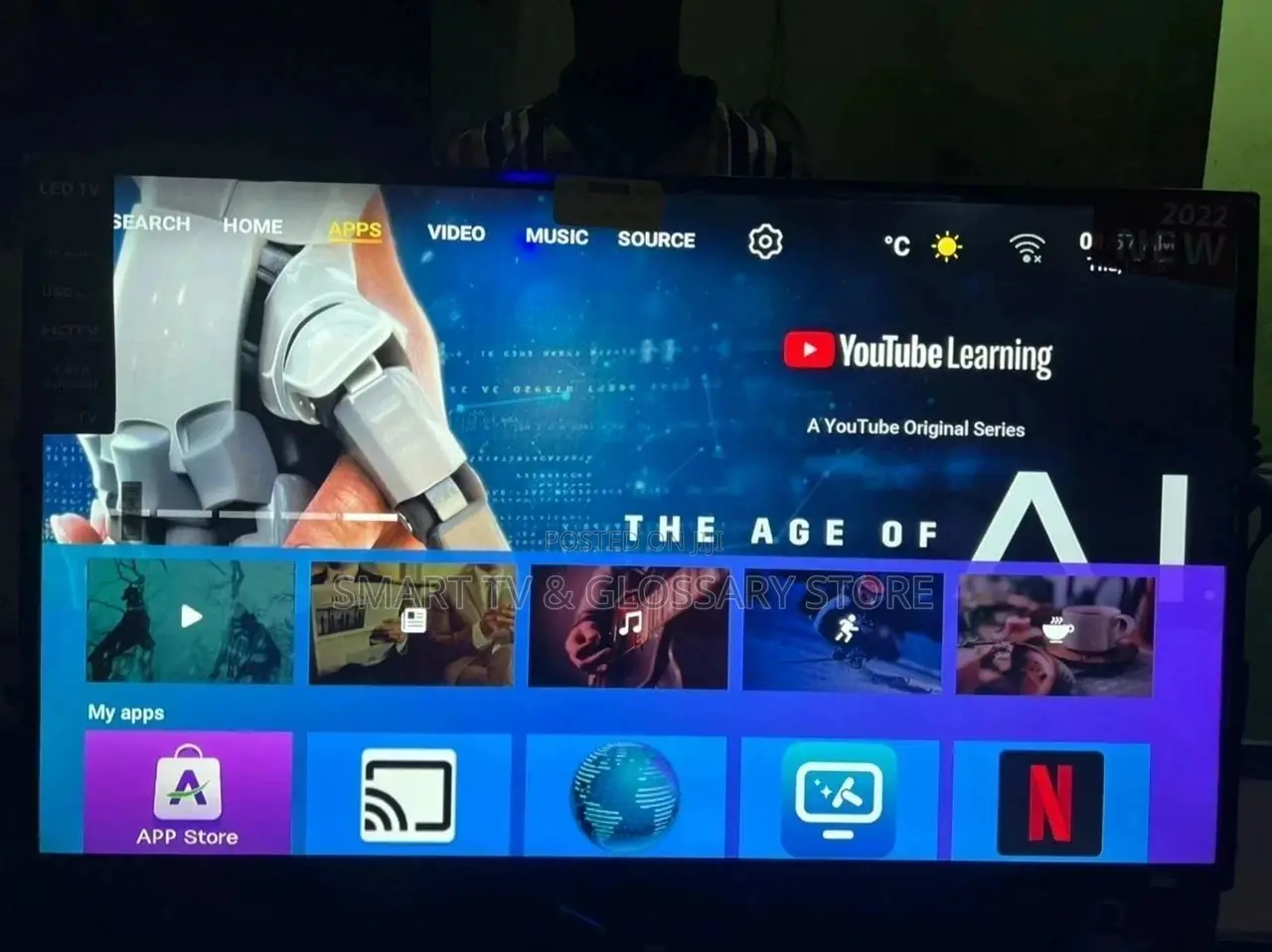 LG 49 " With Netflix Facebook and Youtube