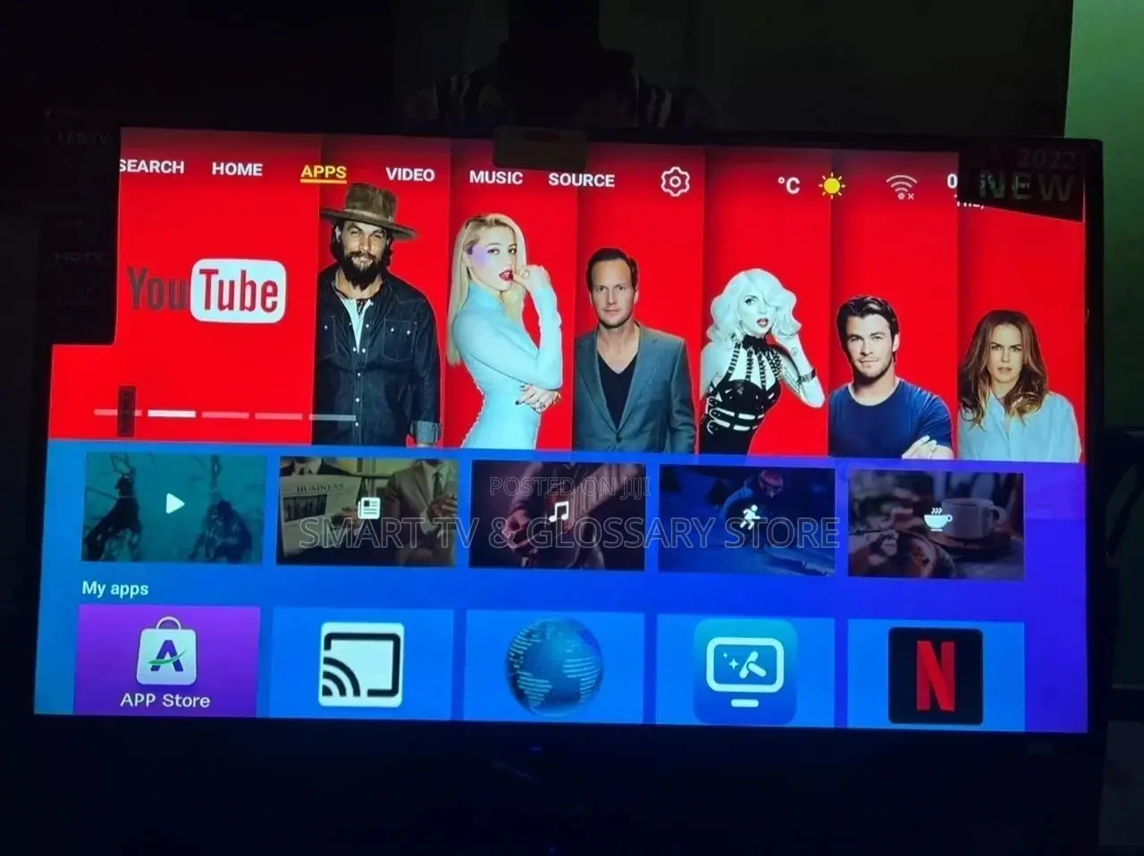 LG 49 " With Netflix Facebook and Youtube