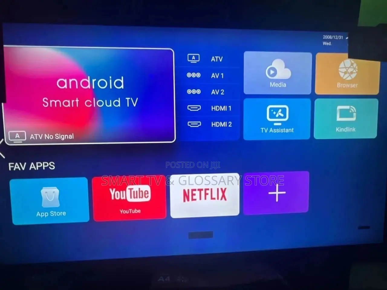 LG Smart TV Android 65 " With Netflix Facebook Youtube