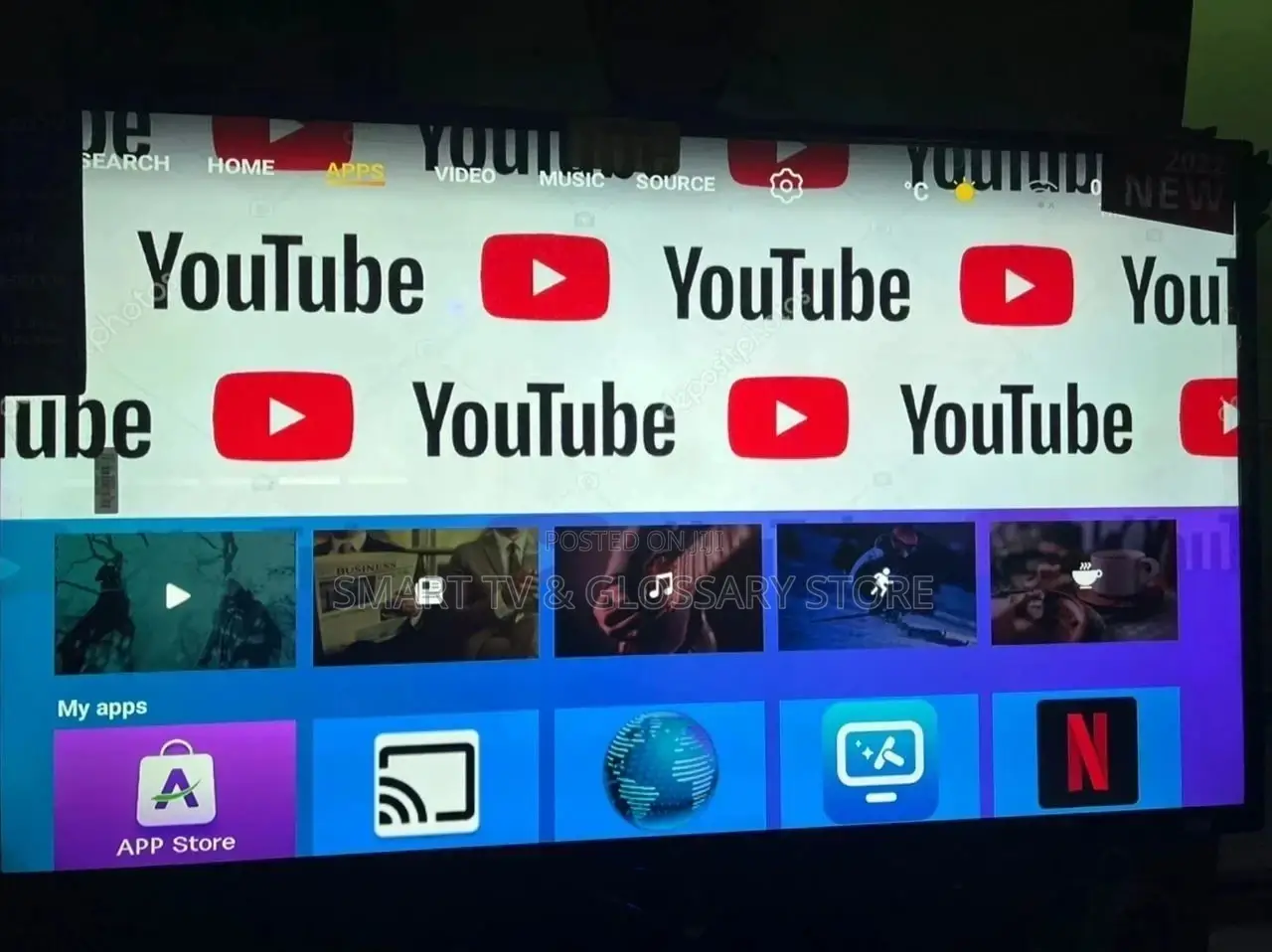 LG Smart TV Android 65 " With Netflix Facebook Youtube