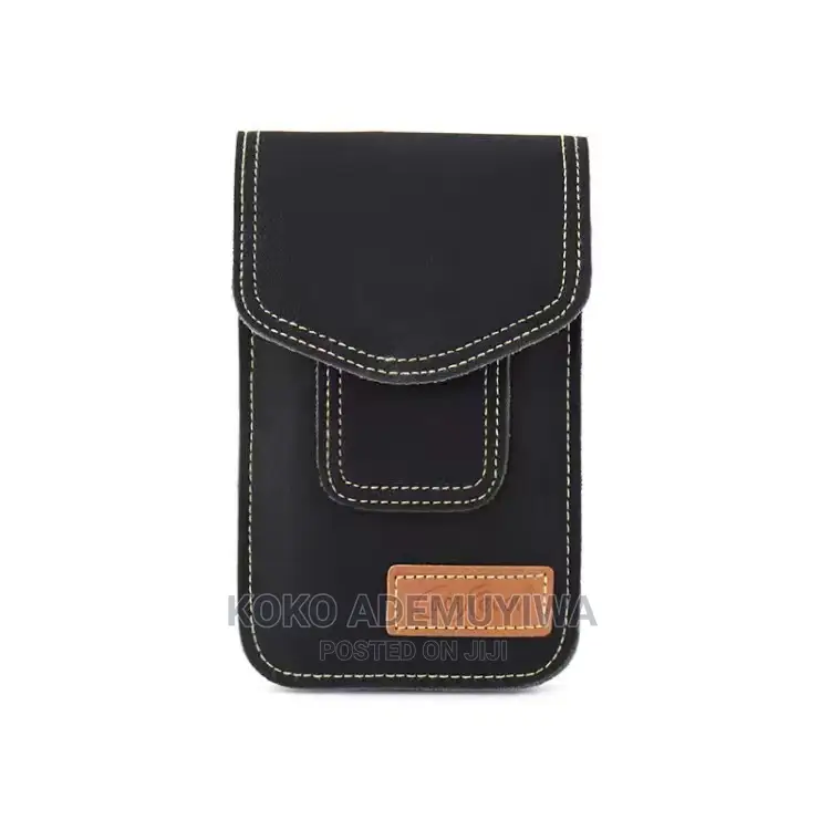 Handfree Leather Pocket Wallet Phone Pouch
