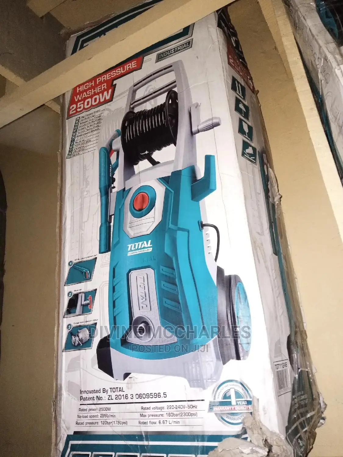 2500w Total Pressure Washer