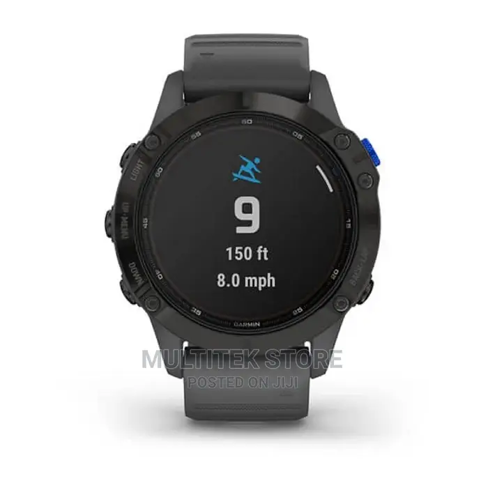 Fenix 6 - Pro Solar Edition Black With Slate Grey Band