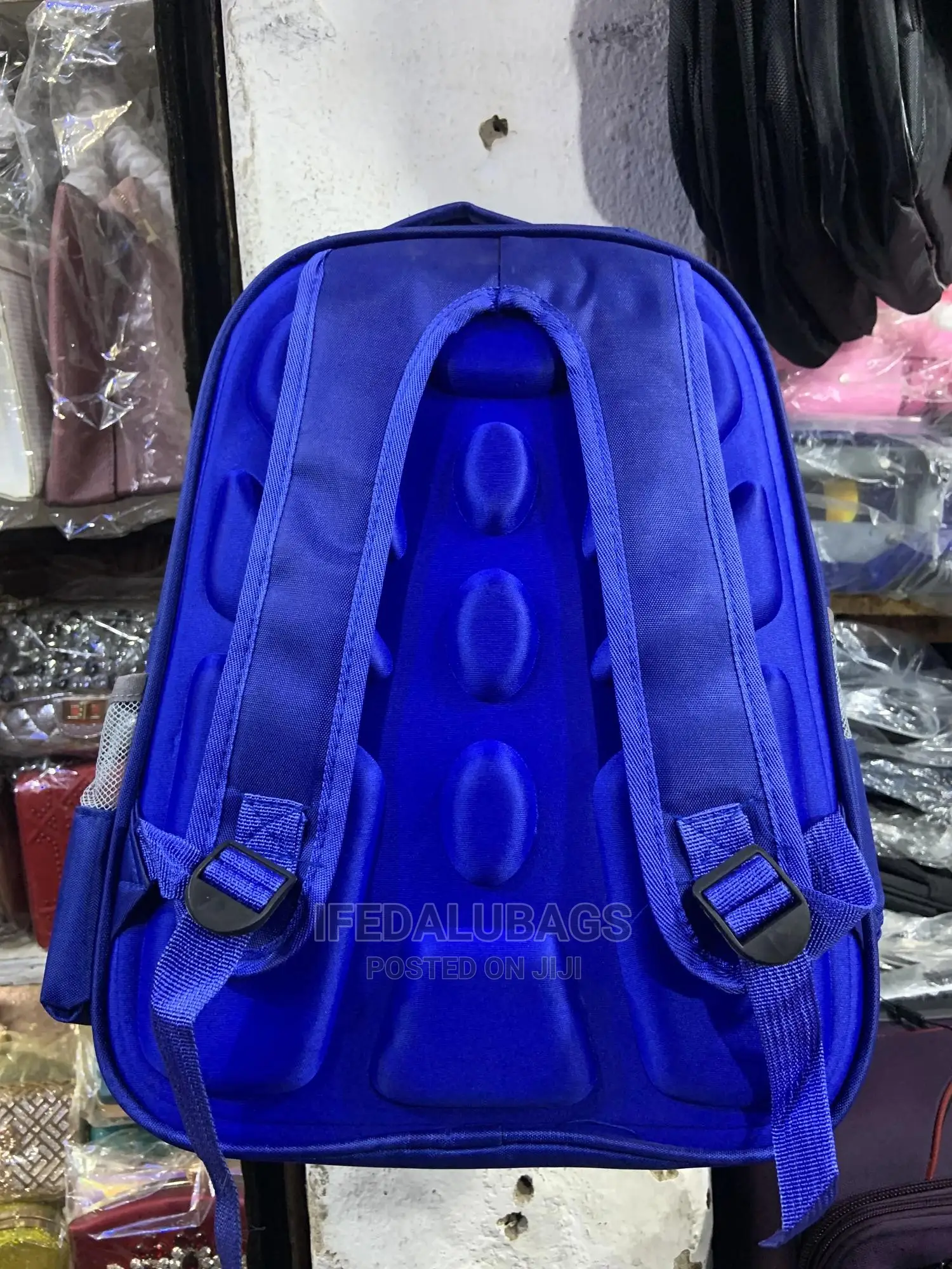 Medium Size Cartoon Character Blue Size Children School Bag