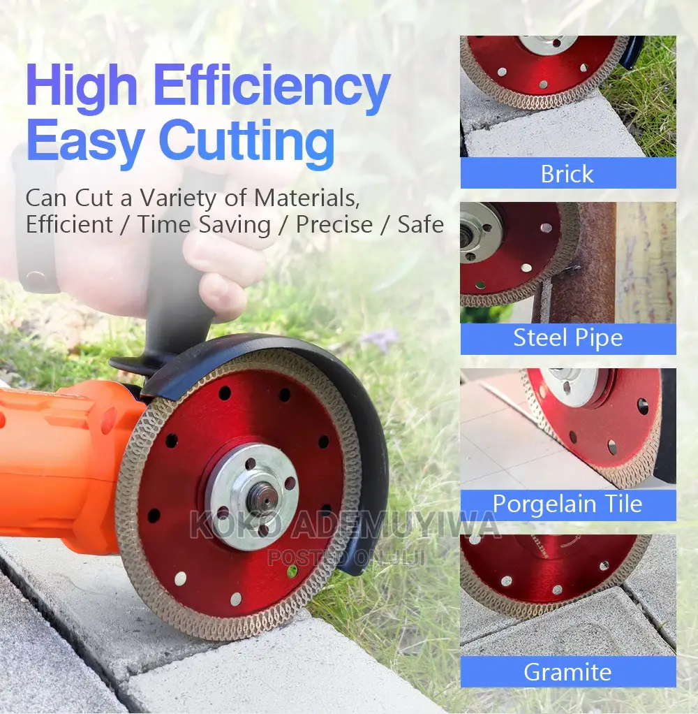 125mm Mesh Wave Diamond Cutting Disc Blade for Tile Marble