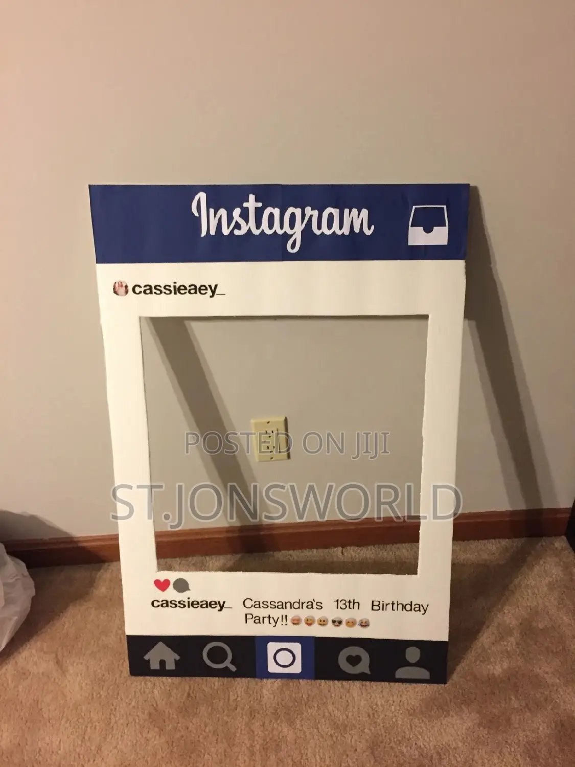 Instagram Selfie Board Frame