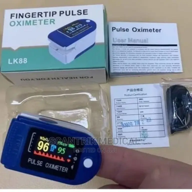 Oxygen Saturation (Spo2) Monitor With Pulse Rate Measurement