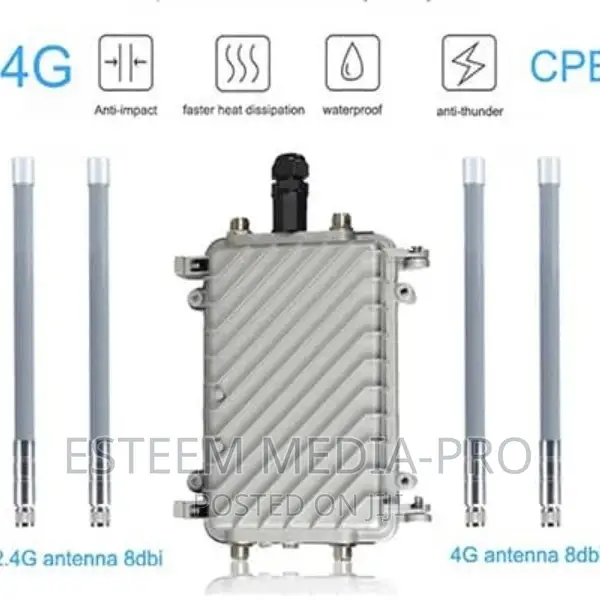 4G LTE Cat6 Odu Waterproof Router, SIM Card Slot Wi-Fi