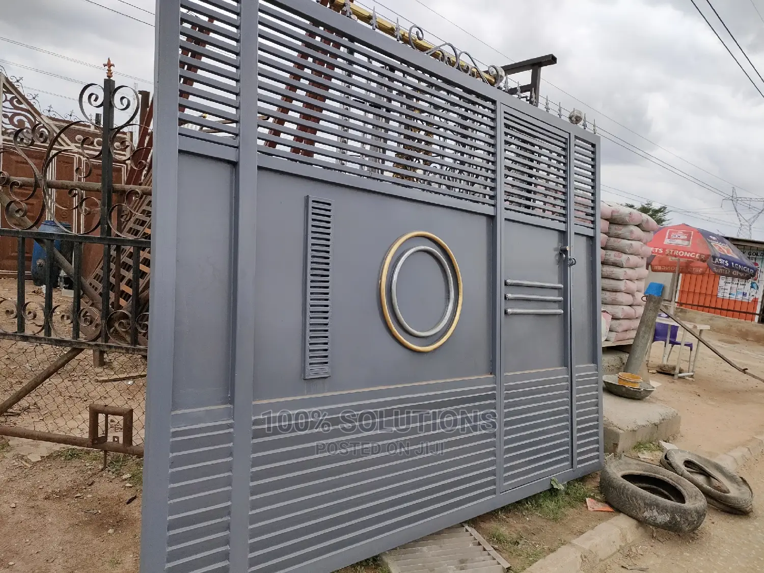 Gray Color Design Gate for Sale. Standard