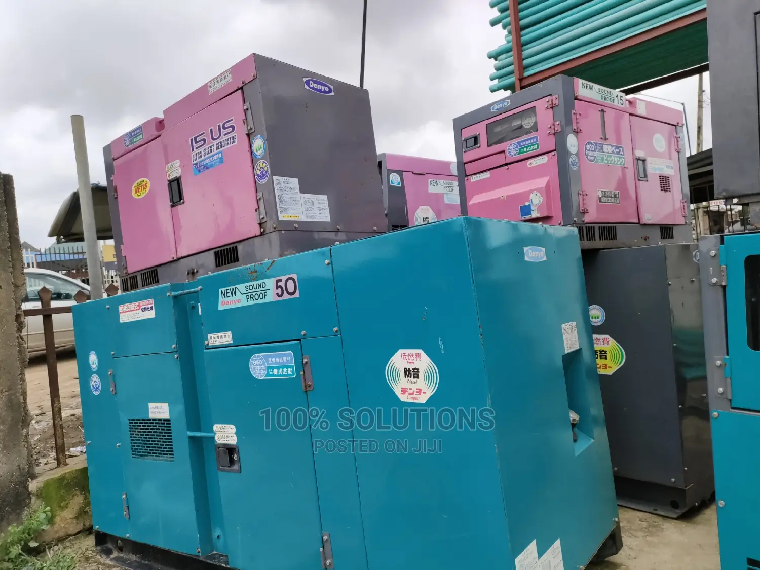 50kva Denyo Japanese Sound Proof Generator for Sale