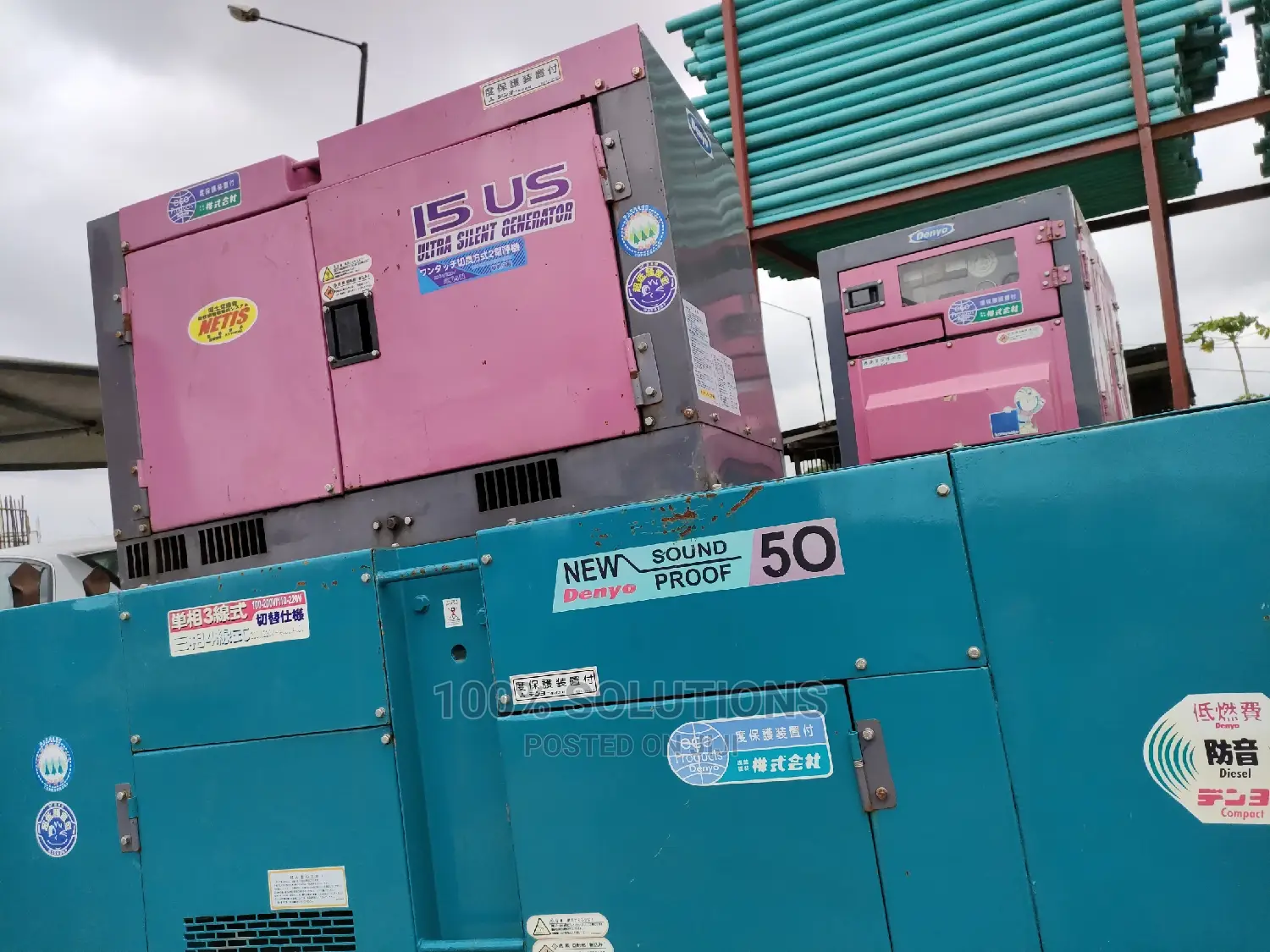 50kva Denyo Japanese Sound Proof Generator for Sale
